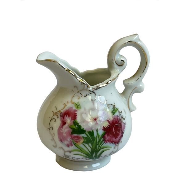 Vintage Porcelain Miniature Pitcher & Bowl Set - Picture 3 of 8